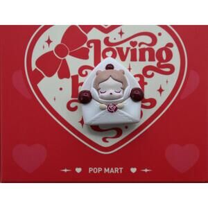 Pop Mart Pop Bean Loving Heart Skull Panda Rose (A7)